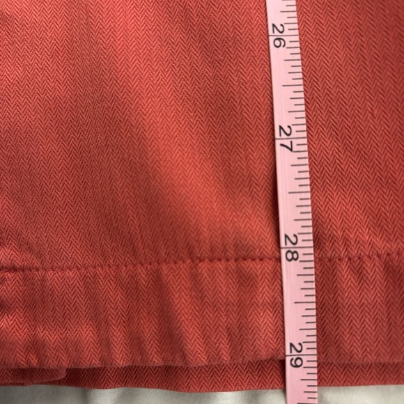 Tommy Bahama Rust Silk Blend Woven Button Front Short-Sleeve Camp Shirt - Picture 10 of 10